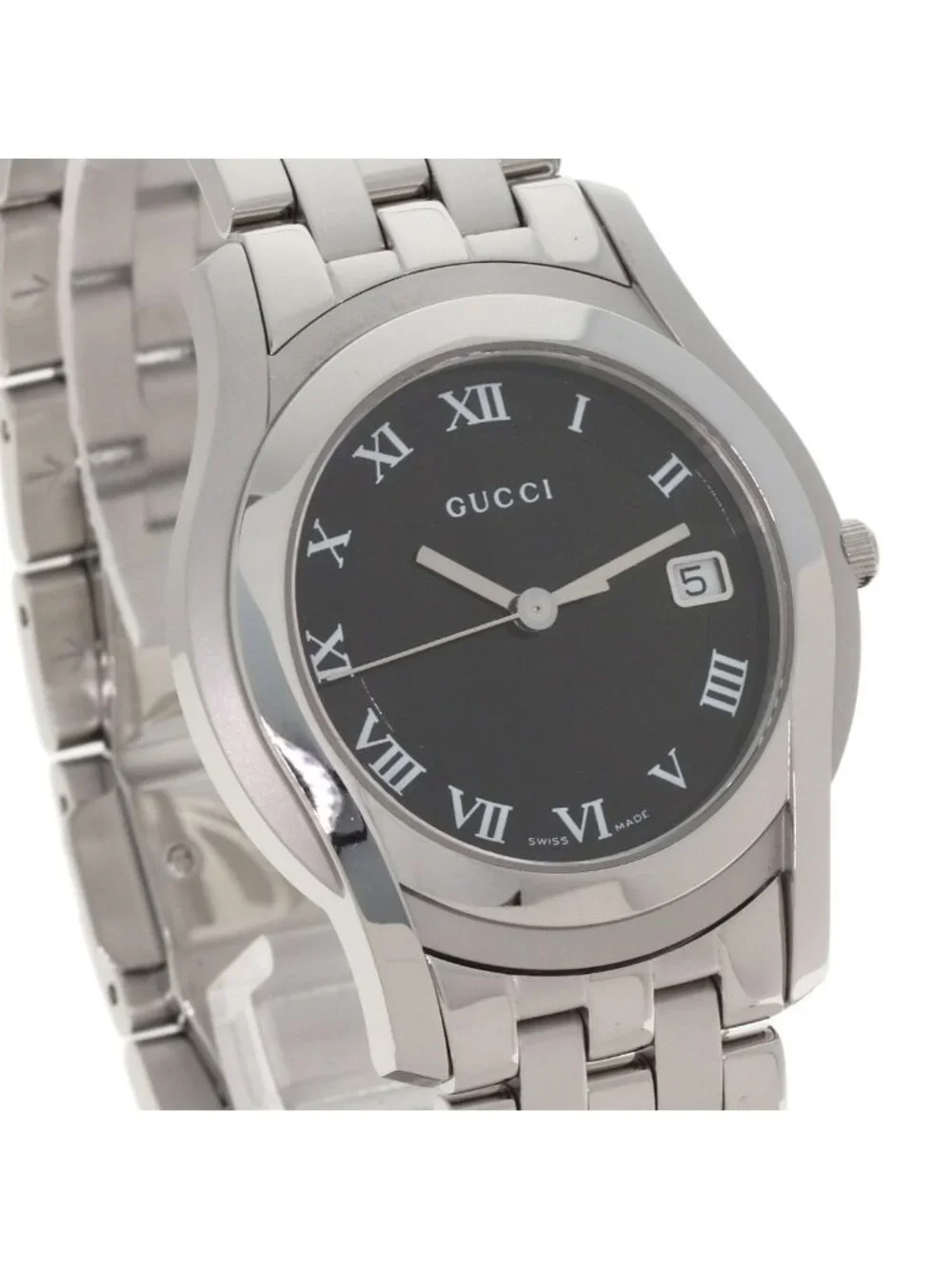 Gucci Round Face Watch SS
